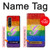 S2899 レインボーLGBTゲイプライド旗 Rainbow LGBT Gay Pride Flag Samsung Galaxy Z Fold 3 5G バックケース、フリップケース・カバー