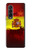 S2984 スペインサッカー Spain Football Soccer Flag Samsung Galaxy Z Fold 3 5G バックケース、フリップケース・カバー