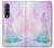 S2992 プリンセスパステルシルエット Princess Pastel Silhouette Samsung Galaxy Z Fold 3 5G バックケース、フリップケース・カバー