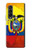 S3020 エクアドルの旗 Ecuador Flag Samsung Galaxy Z Fold 3 5G バックケース、フリップケース・カバー