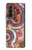 S3034 大理石グラフィック Colored Marble Texture Printed Samsung Galaxy Z Fold 3 5G バックケース、フリップケース・カバー