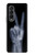 S3101 X線平和サイン手指 X-ray Peace Sign Fingers Samsung Galaxy Z Fold 3 5G バックケース、フリップケース・カバー
