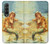 S3184 リトルマーメイドの絵画 Little Mermaid Painting Samsung Galaxy Z Fold 3 5G バックケース、フリップケース・カバー