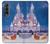 S3282 サンタ・クリスマス城 Santa Xmas Castle Samsung Galaxy Z Fold 3 5G バックケース、フリップケース・カバー