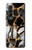 S3419 金の大理石のグラフィックプリント Gold Marble Graphic Print Samsung Galaxy Z Fold 3 5G バックケース、フリップケース・カバー