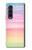 S3507 カラフルな虹 パステル Colorful Rainbow Pastel Samsung Galaxy Z Fold 3 5G バックケース、フリップケース・カバー