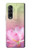 S3511 蓮の花の仏教 Lotus flower Buddhism Samsung Galaxy Z Fold 3 5G バックケース、フリップケース・カバー