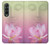 S3511 蓮の花の仏教 Lotus flower Buddhism Samsung Galaxy Z Fold 3 5G バックケース、フリップケース・カバー