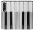 S3524 ピアノキーボード Piano Keyboard Samsung Galaxy Z Fold 3 5G バックケース、フリップケース・カバー