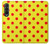 S3526 赤い水玉 Red Spot Polka Dot Samsung Galaxy Z Fold 3 5G バックケース、フリップケース・カバー