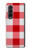 S3535 レッドギンガム Red Gingham Samsung Galaxy Z Fold 3 5G バックケース、フリップケース・カバー