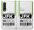 S3664 航空会社の旅行手荷物ラベル Airline Travel Luggage Label Samsung Galaxy Z Fold 3 5G バックケース、フリップケース・カバー