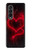 S3682 デビルハート Devil Heart Samsung Galaxy Z Fold 3 5G バックケース、フリップケース・カバー