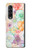 S3705 パステルフローラルフラワー Pastel Floral Flower Samsung Galaxy Z Fold 3 5G バックケース、フリップケース・カバー