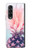 S3711 ピンクパイナップル Pink Pineapple Samsung Galaxy Z Fold 3 5G バックケース、フリップケース・カバー