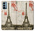 S2108 エッフェル塔パリポストカード Eiffel Tower Paris Postcard OnePlus Nord N200 5G バックケース、フリップケース・カバー