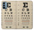 S2502 目の検査図ポスター Eye Exam Chart Decorative Decoupage Poster OnePlus Nord N200 5G バックケース、フリップケース・カバー
