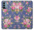 S3265 ヴィンテージ花柄 Vintage Flower Pattern OnePlus Nord N200 5G バックケース、フリップケース・カバー