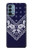 S3357 ネイビーブルーバンダナパターン Navy Blue Bandana Pattern OnePlus Nord N200 5G バックケース、フリップケース・カバー