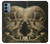 S3358 ヴィンセント・ヴァン・ゴッホ スケルトンタバコ Vincent Van Gogh Skeleton Cigarette OnePlus Nord N200 5G バックケース、フリップケース・カバー