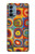 S3409 正方形の同心円 Squares Concentric Circles OnePlus Nord N200 5G バックケース、フリップケース・カバー