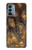 S3691 ゴールドピーコックフェザー Gold Peacock Feather OnePlus Nord N200 5G バックケース、フリップケース・カバー