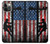 S3803 電気技師ラインマンアメリカ国旗 Electrician Lineman American Flag iPhone 12, iPhone 12 Pro バックケース、フリップケース・カバー