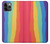 S3799 かわいい縦水彩レインボー Cute Vertical Watercolor Rainbow iPhone 11 Pro バックケース、フリップケース・カバー