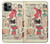 S3820 ヴィンテージ騎乗位ファッション紙人形 Vintage Cowgirl Fashion Paper Doll iPhone 11 Pro バックケース、フリップケース・カバー