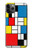 S3814 ピエトモンドリアン線画作曲 Piet Mondrian Line Art Composition iPhone 11 Pro Max バックケース、フリップケース・カバー