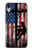 S3803 電気技師ラインマンアメリカ国旗 Electrician Lineman American Flag iPhone XR バックケース、フリップケース・カバー