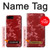 S3817 赤い花の桜のパターン Red Floral Cherry blossom Pattern iPhone 7 Plus, iPhone 8 Plus バックケース、フリップケース・カバー