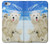 S3794 北極シロクマはシールに恋するペイント Arctic Polar Bear in Love with Seal Paint iPhone 6 6S バックケース、フリップケース・カバー