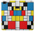 S3814 ピエトモンドリアン線画作曲 Piet Mondrian Line Art Composition iPhone 5 5S SE バックケース、フリップケース・カバー