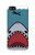 S3825 漫画のサメの海のダイビング Cartoon Shark Sea Diving iPhone 5 5S SE バックケース、フリップケース・カバー