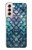 S3809 人魚の鱗 Mermaid Fish Scale Samsung Galaxy S21 5G バックケース、フリップケース・カバー