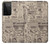 S3819 レトロなヴィンテージ紙 Retro Vintage Paper Samsung Galaxy S21 Ultra 5G バックケース、フリップケース・カバー