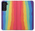 S3799 かわいい縦水彩レインボー Cute Vertical Watercolor Rainbow Samsung Galaxy S21 FE 5G バックケース、フリップケース・カバー