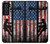 S3803 電気技師ラインマンアメリカ国旗 Electrician Lineman American Flag Samsung Galaxy S21 FE 5G バックケース、フリップケース・カバー