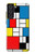 S3814 ピエトモンドリアン線画作曲 Piet Mondrian Line Art Composition Samsung Galaxy S21 FE 5G バックケース、フリップケース・カバー
