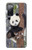 S3793 かわいい赤ちゃん雪パンダのペイント Cute Baby Panda Snow Painting Samsung Galaxy S20 FE バックケース、フリップケース・カバー