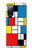 S3814 ピエトモンドリアン線画作曲 Piet Mondrian Line Art Composition Samsung Galaxy S20 FE バックケース、フリップケース・カバー