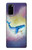 S3802 夢のクジラ パステルファンタジー Dream Whale Pastel Fantasy Samsung Galaxy S20 バックケース、フリップケース・カバー