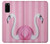 S3805 フラミンゴピンクパステル Flamingo Pink Pastel Samsung Galaxy S20 バックケース、フリップケース・カバー