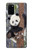 S3793 かわいい赤ちゃん雪パンダのペイント Cute Baby Panda Snow Painting Samsung Galaxy S20 Plus, Galaxy S20+ バックケース、フリップケース・カバー