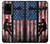 S3803 電気技師ラインマンアメリカ国旗 Electrician Lineman American Flag Samsung Galaxy S20 Plus, Galaxy S20+ バックケース、フリップケース・カバー