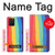 S3799 かわいい縦水彩レインボー Cute Vertical Watercolor Rainbow Samsung Galaxy S10 Lite バックケース、フリップケース・カバー
