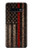 S3804 消防士メタルレッドラインフラググラフィック Fire Fighter Metal Red Line Flag Graphic Samsung Galaxy S10 Plus バックケース、フリップケース・カバー