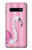 S3805 フラミンゴピンクパステル Flamingo Pink Pastel Samsung Galaxy S10 バックケース、フリップケース・カバー