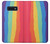 S3799 かわいい縦水彩レインボー Cute Vertical Watercolor Rainbow Samsung Galaxy S10e バックケース、フリップケース・カバー